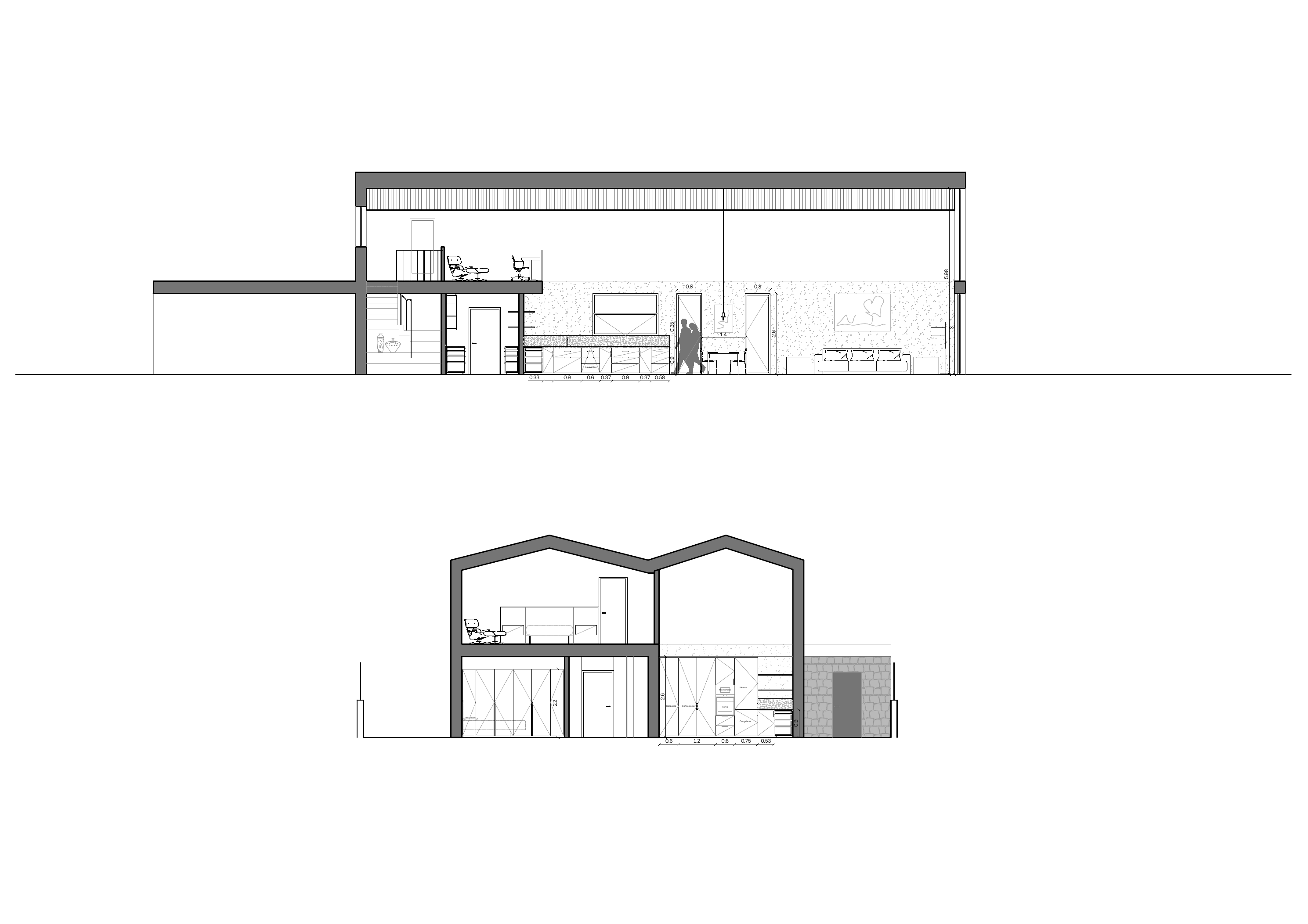 Rico Residence — Sections