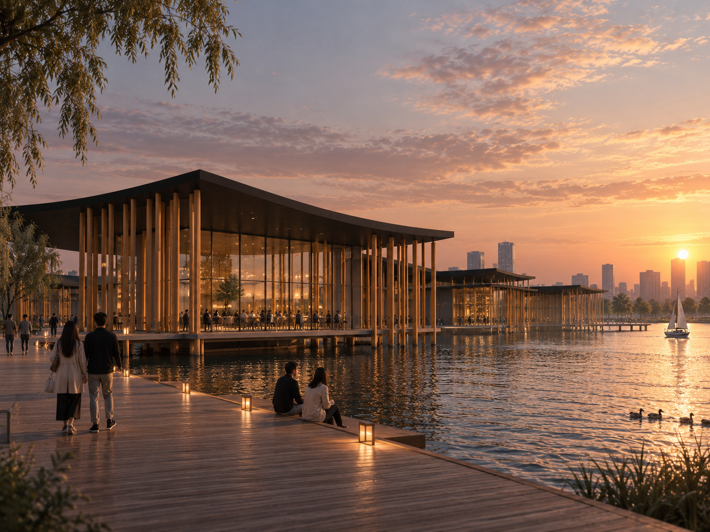 Harbin CBD Waterfront — image 04, Harbin, China