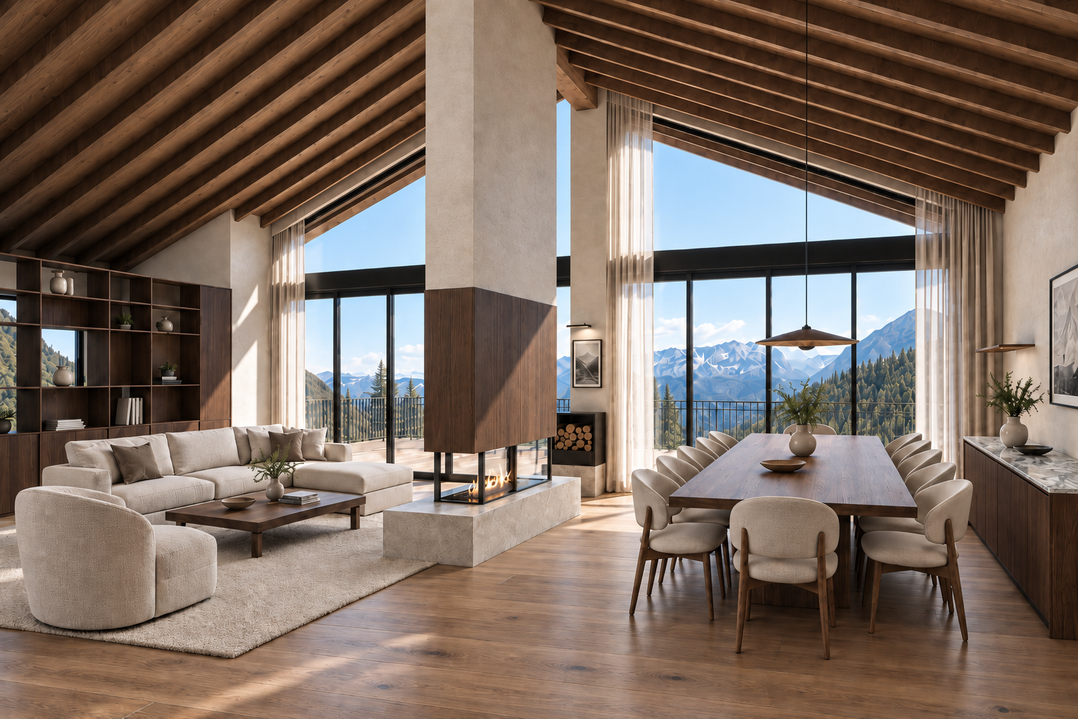 Claire Residence living area, La Gonarda, Andorra